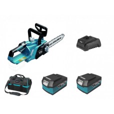 DEDRA Set Drujba electrica cu lant 25.4cm cu 2 acumulatori Li-Ion 18V 4.0Ah incarcator 60W